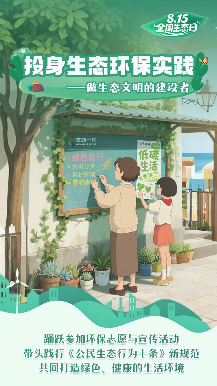 保護生態(tài)環(huán)境，我們一起這樣做！